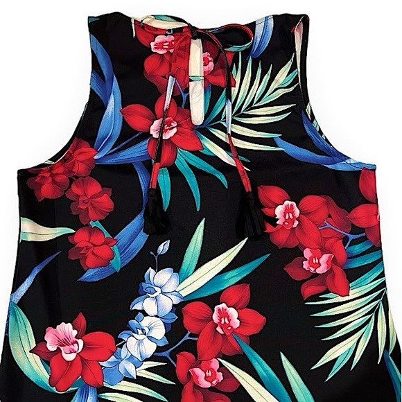 Tommy Bahama Midnight Orchid High-Neck Dress - Picture 10 of 16